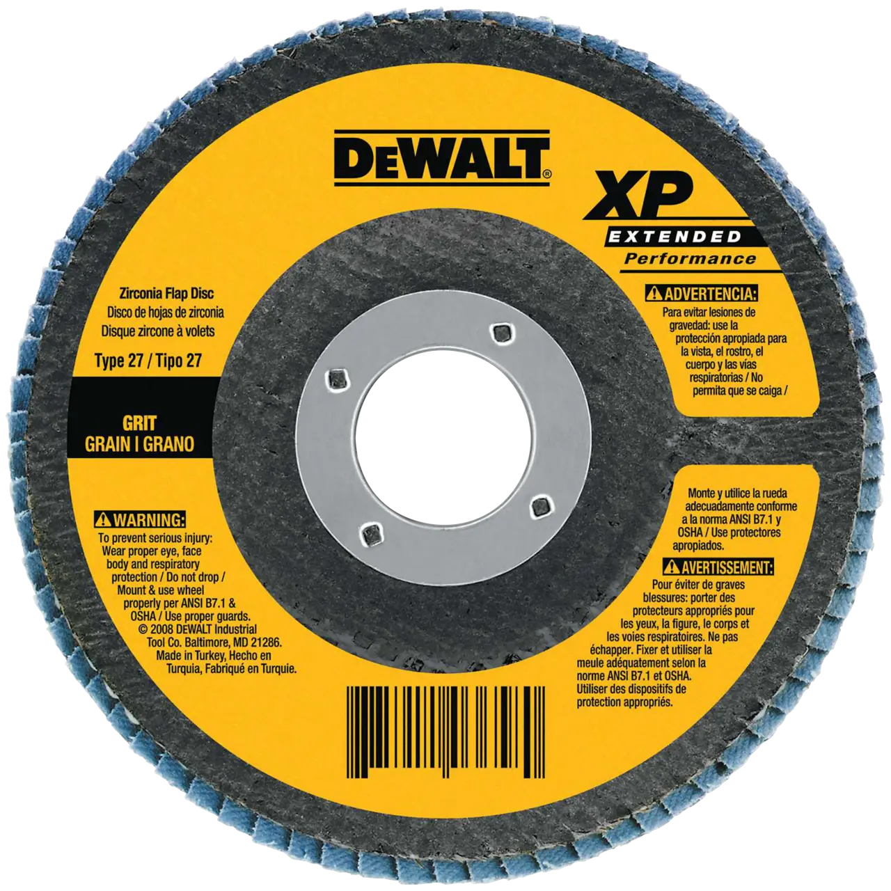 HP 4-1/2-IN. X 5/8-IN.-11 60 Grit Type 29 Flap Disc