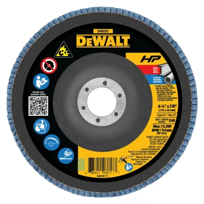 HP 4-1/2-IN. X 7/8-IN. 40 Grit Type 27 Flap Disc