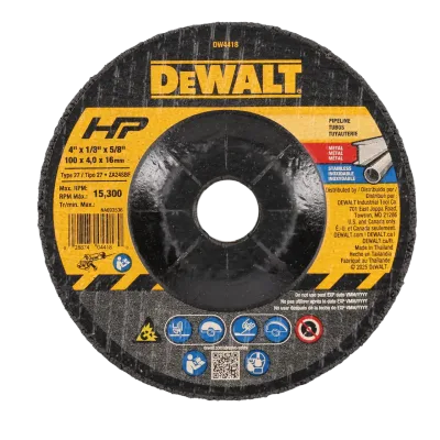Hp 4-IN. X 1/8-IN. X 5/8-IN. T27 Metal Grinding Wheel