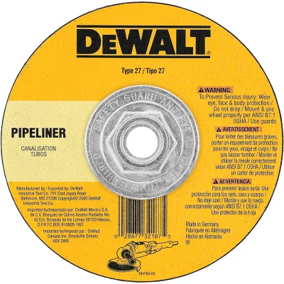 Hp 5-IN. X 1/8-IN. X 5/8-IN.-11 Metal Pipeline Grinding Wheel