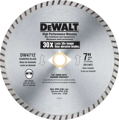 Hp 7-IN. Masonry Blade