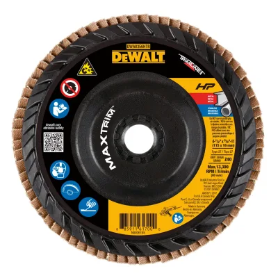 Hp Maxtrim 4-1/2-IN. X 5/8-IN.-11 40G T27 Trimmable Backer Flap Disc