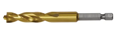 Impact ready 1/2-IN. Titanium nitride coating drill bit