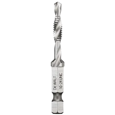 Impact ready 10-24 unc drill tap, 1/4-IN. Capacity