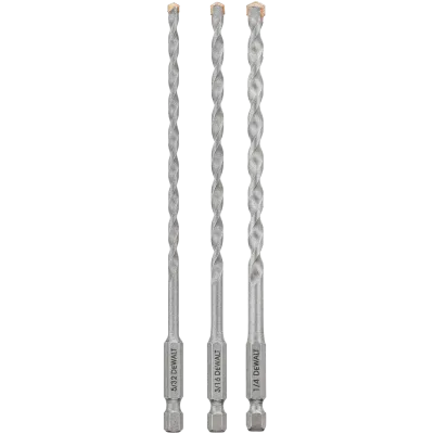Impact ready 3-Piece masonry bit set