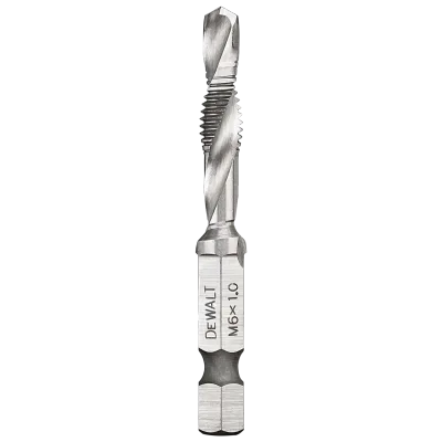 Impact Ready 6mm X 1 Drill Tap, 1/4-IN. Capacity
