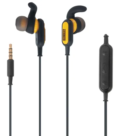 Jobsite earphones
