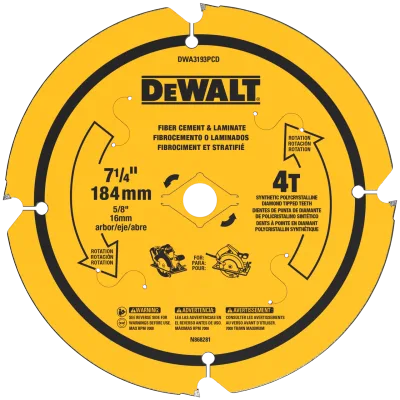 Laminate & fiber cement saw blades