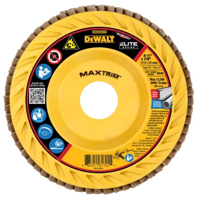 Maxtrim trimmable flap discs