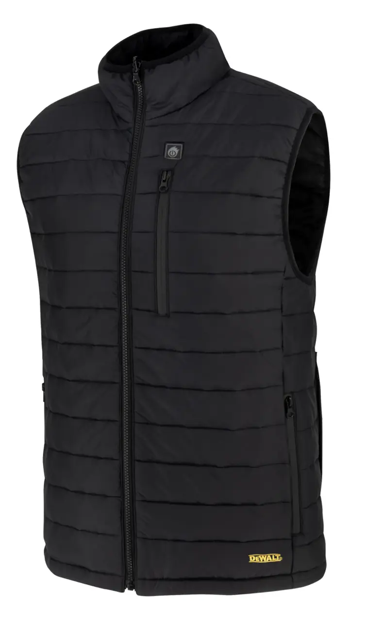 Men'S Heated Puffer Vest - Black - Size 2X - Kitted
