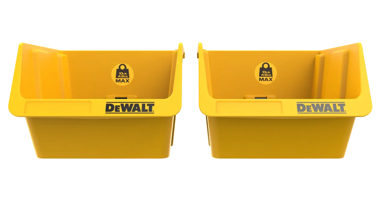 Plastic Bins - 2 Pack