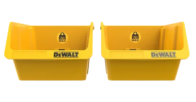 Plastic Bins - 2 Pack