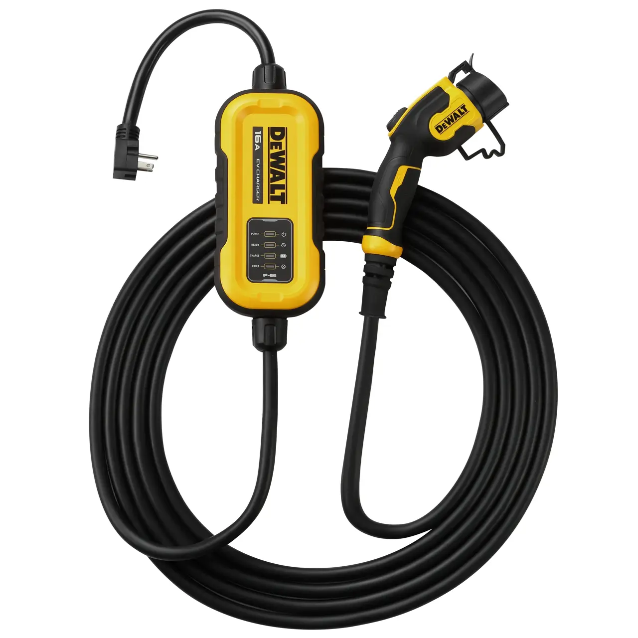 Portable Electric Vehicle (Ev) 120-240V Level 2 Charger Up to 16 Amps, Csa Certified Indoor/Outdoor, Nema 6-20 with 5-15 Adapter Included, 25 Ft. Cable