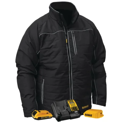 DEWALT Quilted soft shell heated jacket kit DCHJ075D1-S