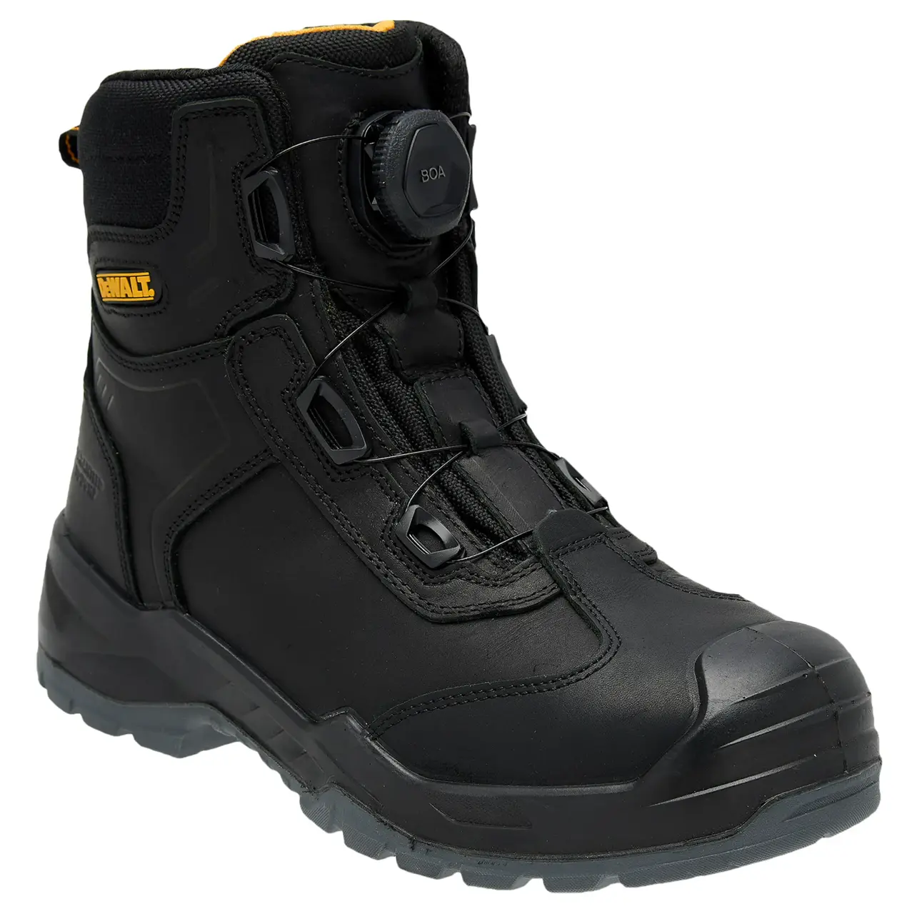 Richardson Boa, Nubuck Leather, Wide Fit, Steel Safety Toe Work Boot (Black)