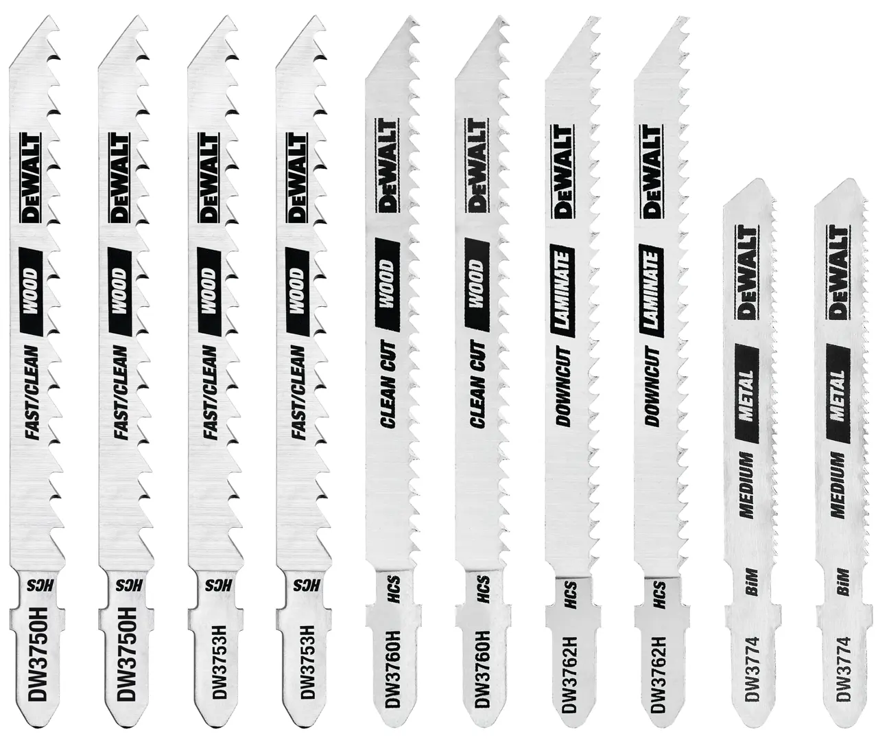 T-Shank Jigsaw Blades (10-Piece)