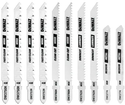T-Shank Jigsaw Blades (10-Piece)