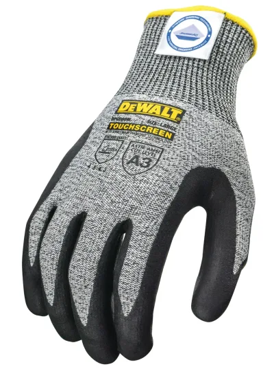 DEWALT Touchscreen cut gloves with dyneema diamond technology DPGD809XL