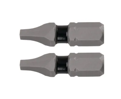 Tough Grip 1-IN. #1 Square Recess Screwdriving Bit (2-Pack)