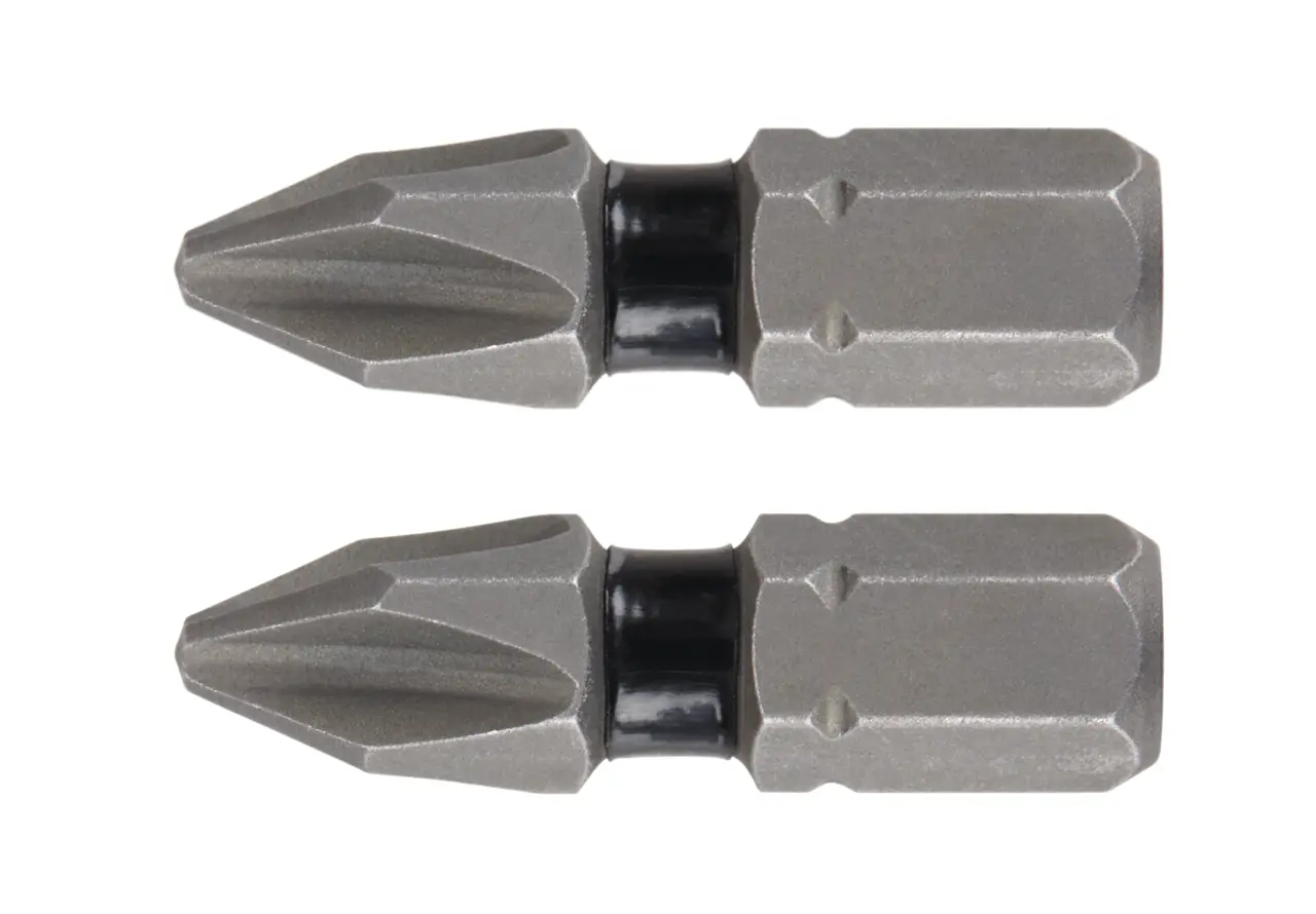 Tough Grip 1-IN. #2 Phillips Screwdriving Bit (2-Pack)