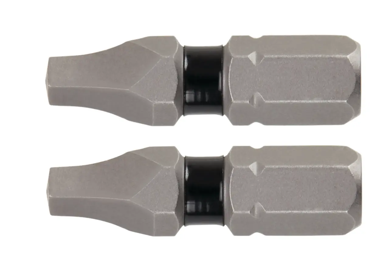 Tough Grip 1-IN. #2 Square Recess Screwdriving Bit (2-Pack)