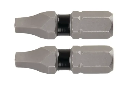Tough Grip 1-IN. #2 Square Recess Screwdriving Bit (2-Pack)