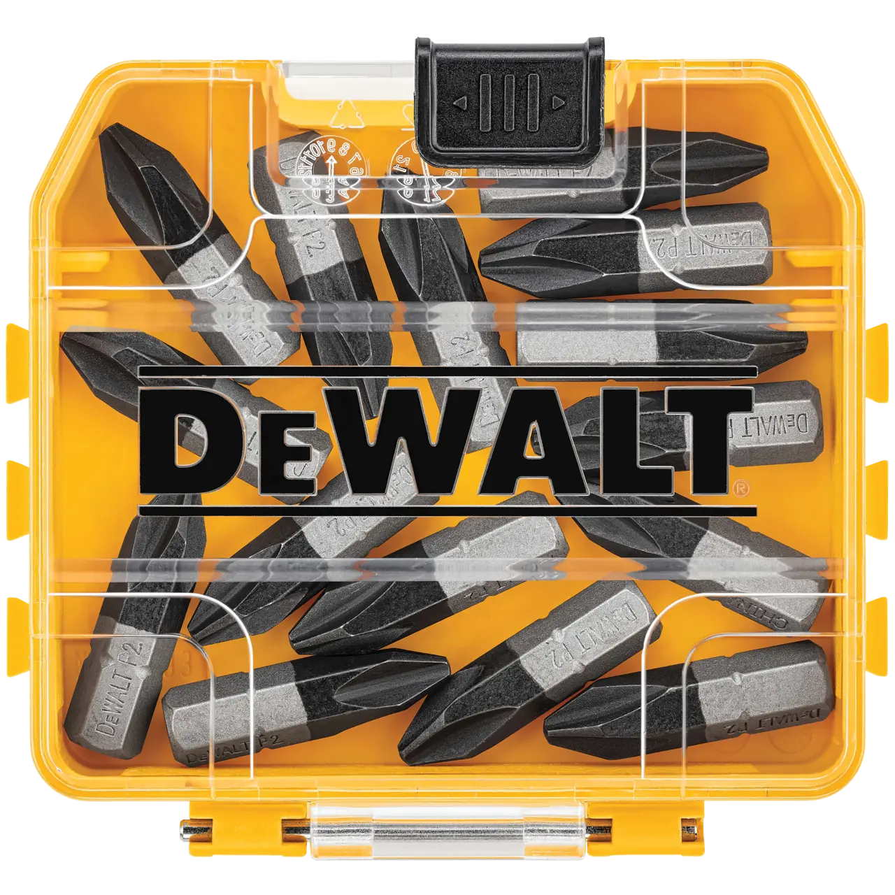Tough Grip 15-Piece 1-IN. #2 Phillips Screwdriving Bits in Storage Case