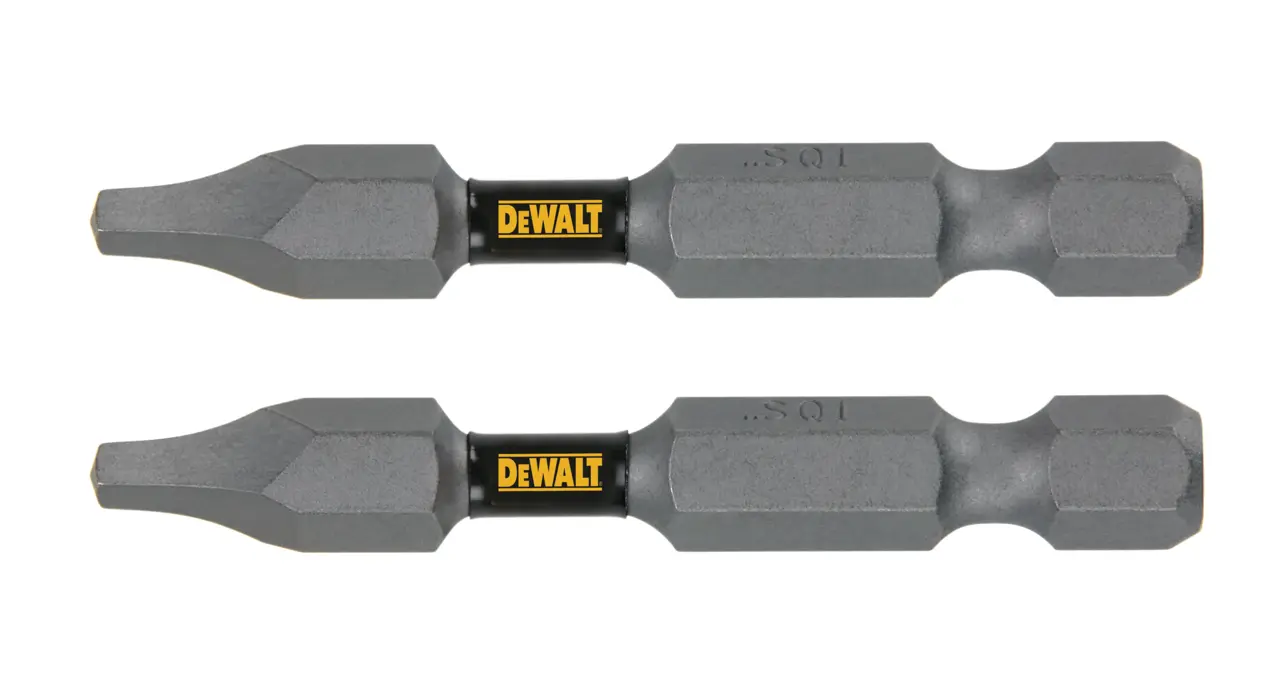 Tough Grip 2-IN. #1 Square Recess Power Screwdriving Bit (2-Pack)