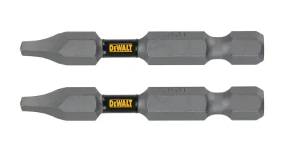 Tough Grip 2-IN. #1 Square Recess Power Screwdriving Bit (2-Pack)