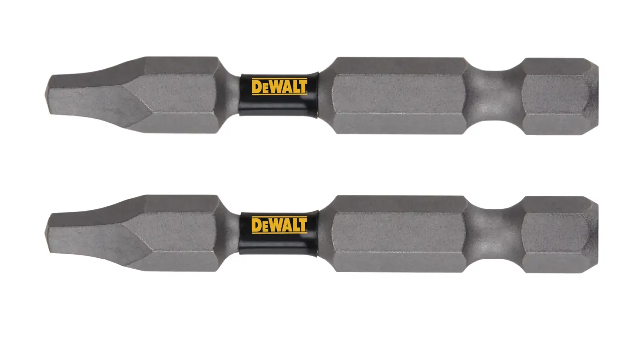 Tough Grip 2-IN. #2 Square Recess Power Screwdriving Bit (2-Pack)