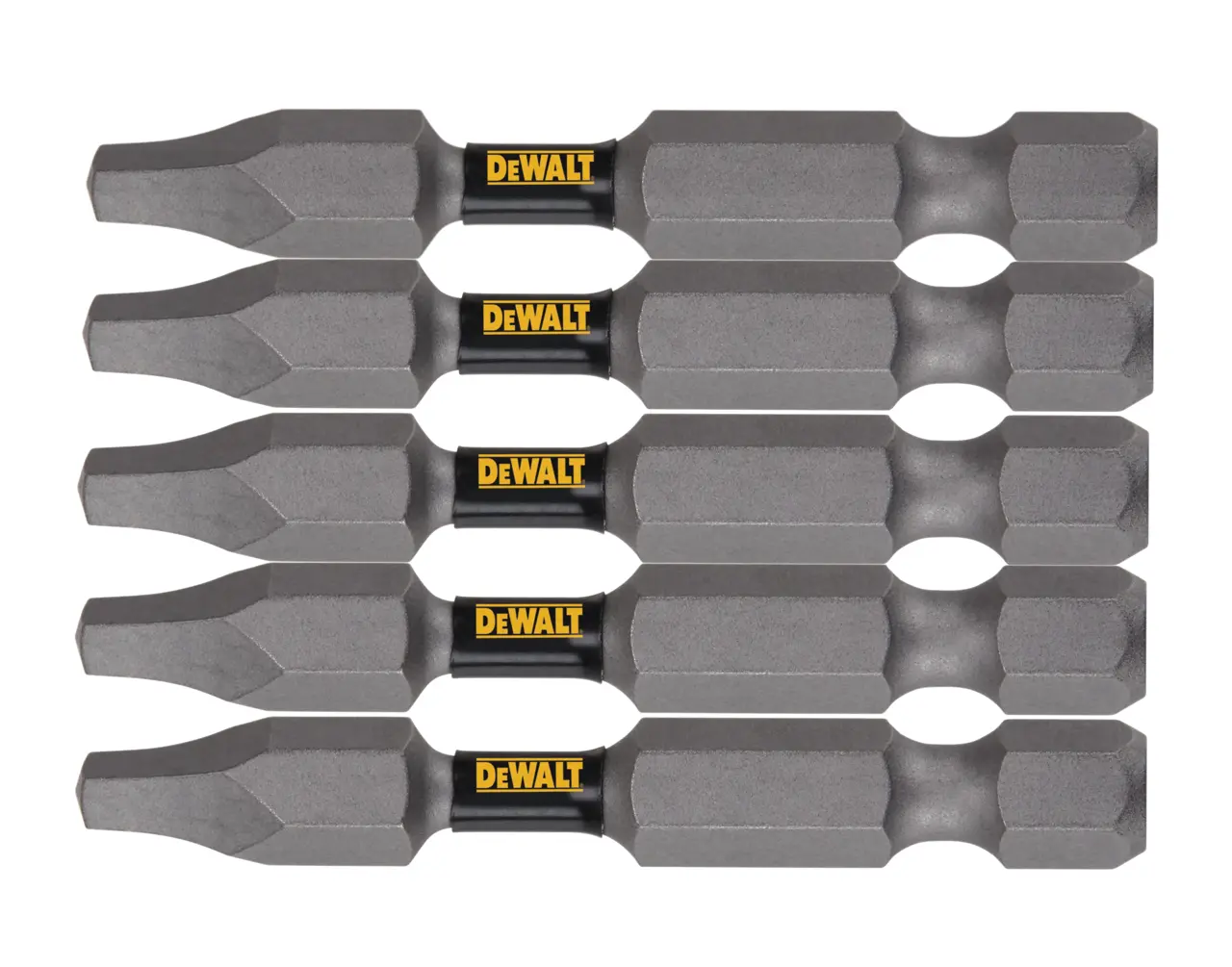 Tough Grip 2-IN. #2 Square Recess Power Screwdriving Bit (5-Pack)