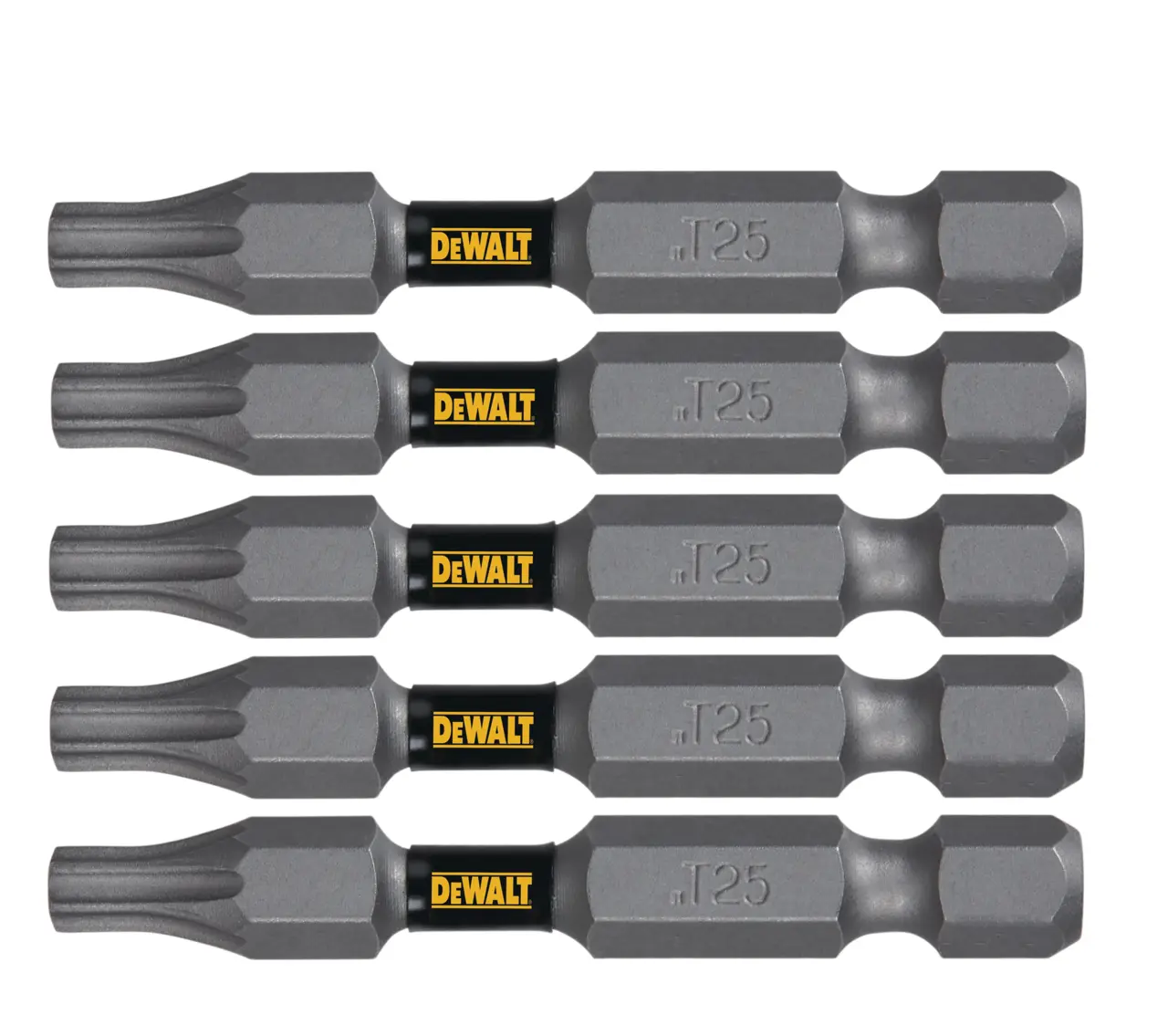 Tough Grip 2-IN. T25 Torx Power Screwdriving Bit (5-Pack)