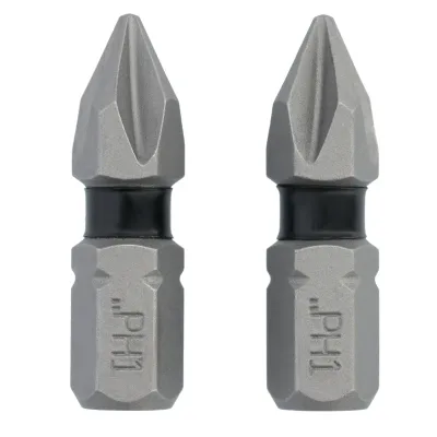 Toughgrip 1-IN. Phillips #1 2PK