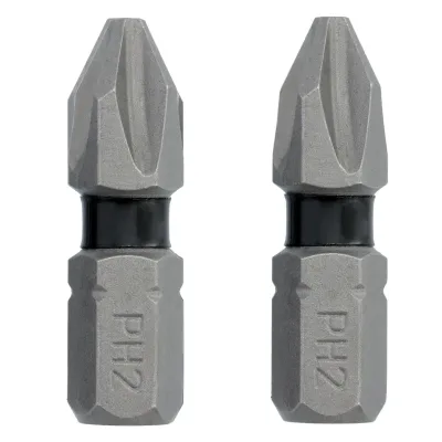Toughgrip 1-IN. Phillips #2 2PK