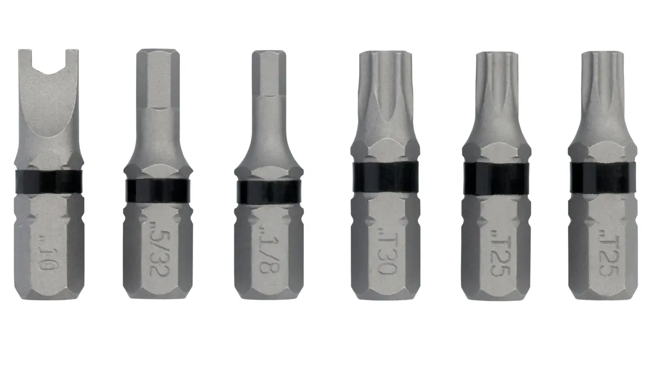 Toughgrip 1-IN.SECURITY Bit Set 6PK