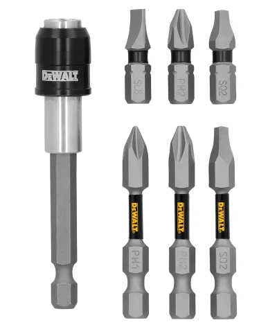 Toughgrip 7-PC. Locking Holder with Bits