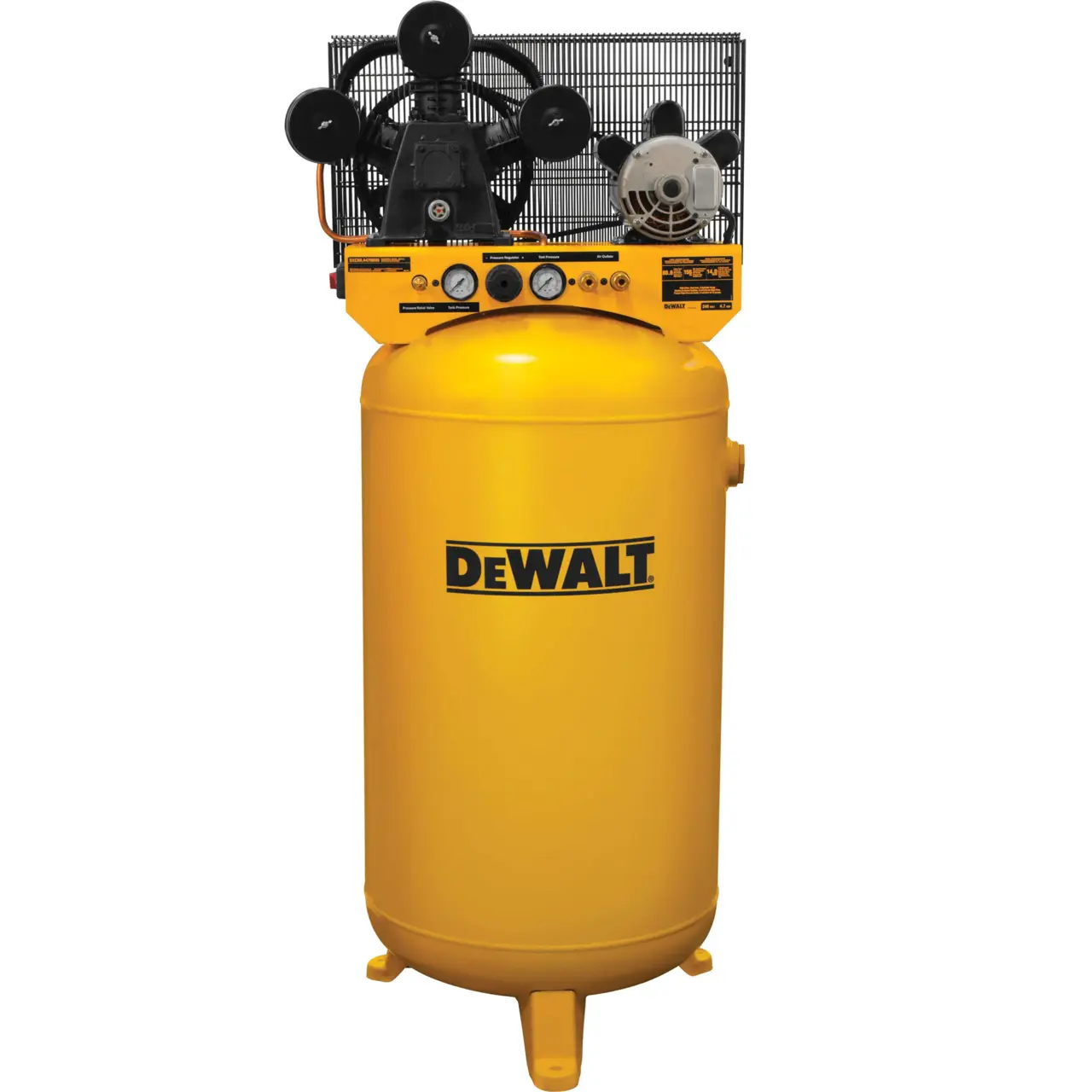 Vertical stationary electric air compressor (80 gal)