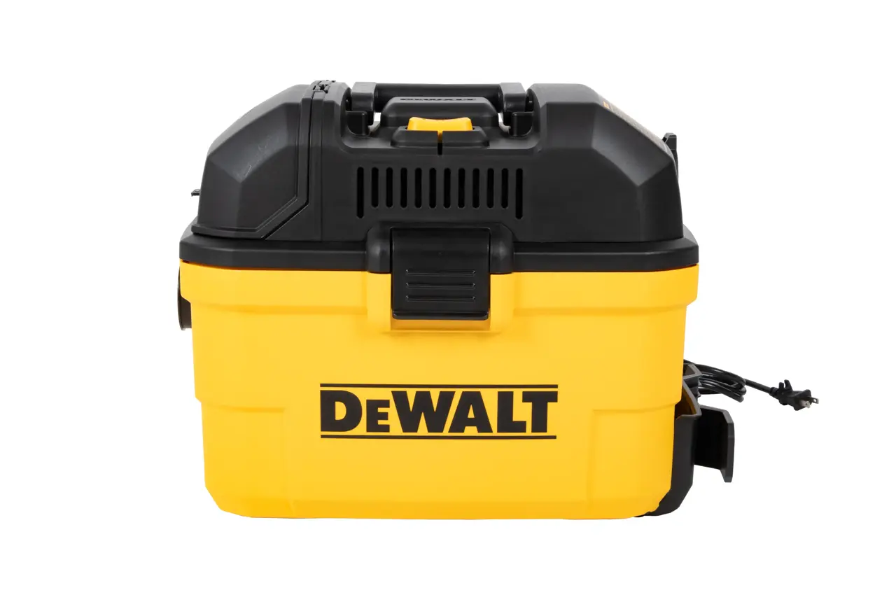 Wall-mounted wet/dry vacuum with wireless ON/OFF control (6 gal)