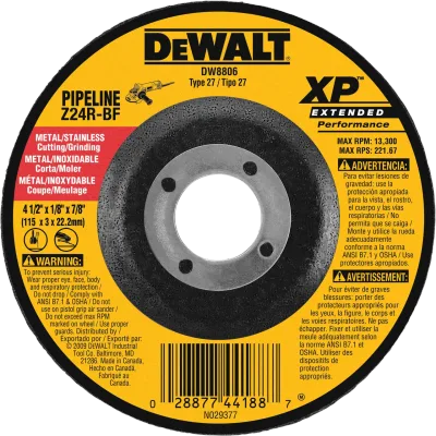 XP™ 4-1/2-IN. X 1/8-IN. X 7/8-IN. T27 Zirconia Metal Grinding Wheel