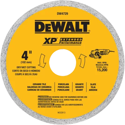 XP™ 4-IN. X 0.060-IN. Wet/Dry Tile Diamond Blade