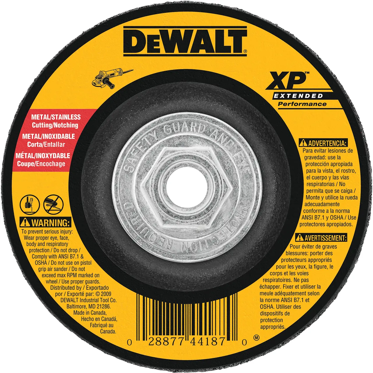 XP™ 5-IN. X 1/8-IN. X 5/8-IN.-11 T27 Zirconia Metal Grinding Wheel