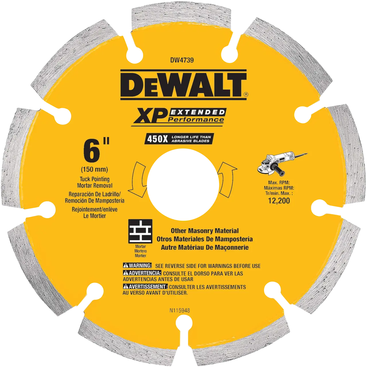 XP™ 6-IN. X 0.250-IN. Tuck Point Diamond Blade