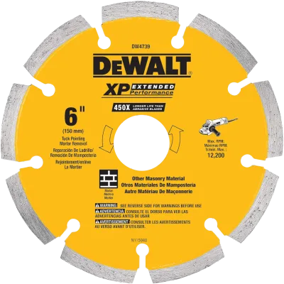 XP™ 6-IN. X 0.250-IN. Tuck Point Diamond Blade