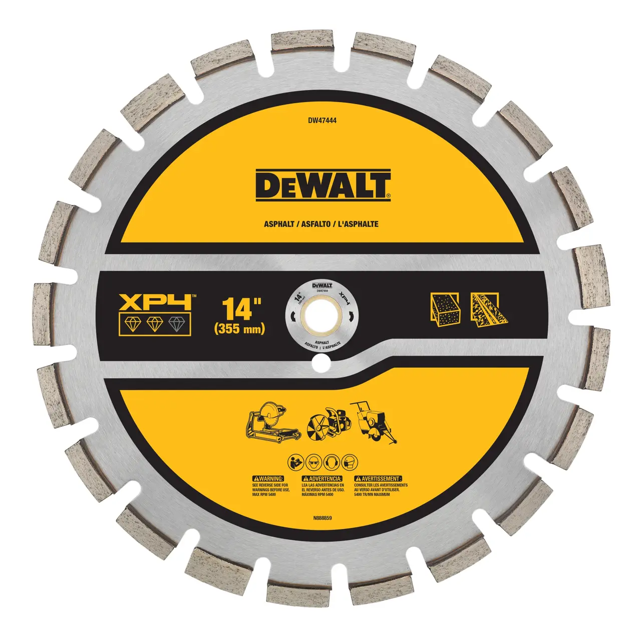 XP4 14-IN. Asphalt Segmented Diamond Blade
