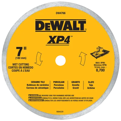 XP4 7-IN. X 0.060-IN. Wet Cutting Porcelain Tile Diamond Blade
