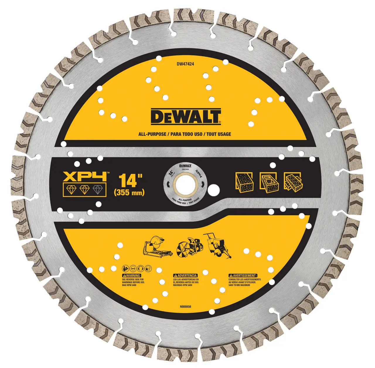 XP4 All-Purpose Segmented Diamond Blade