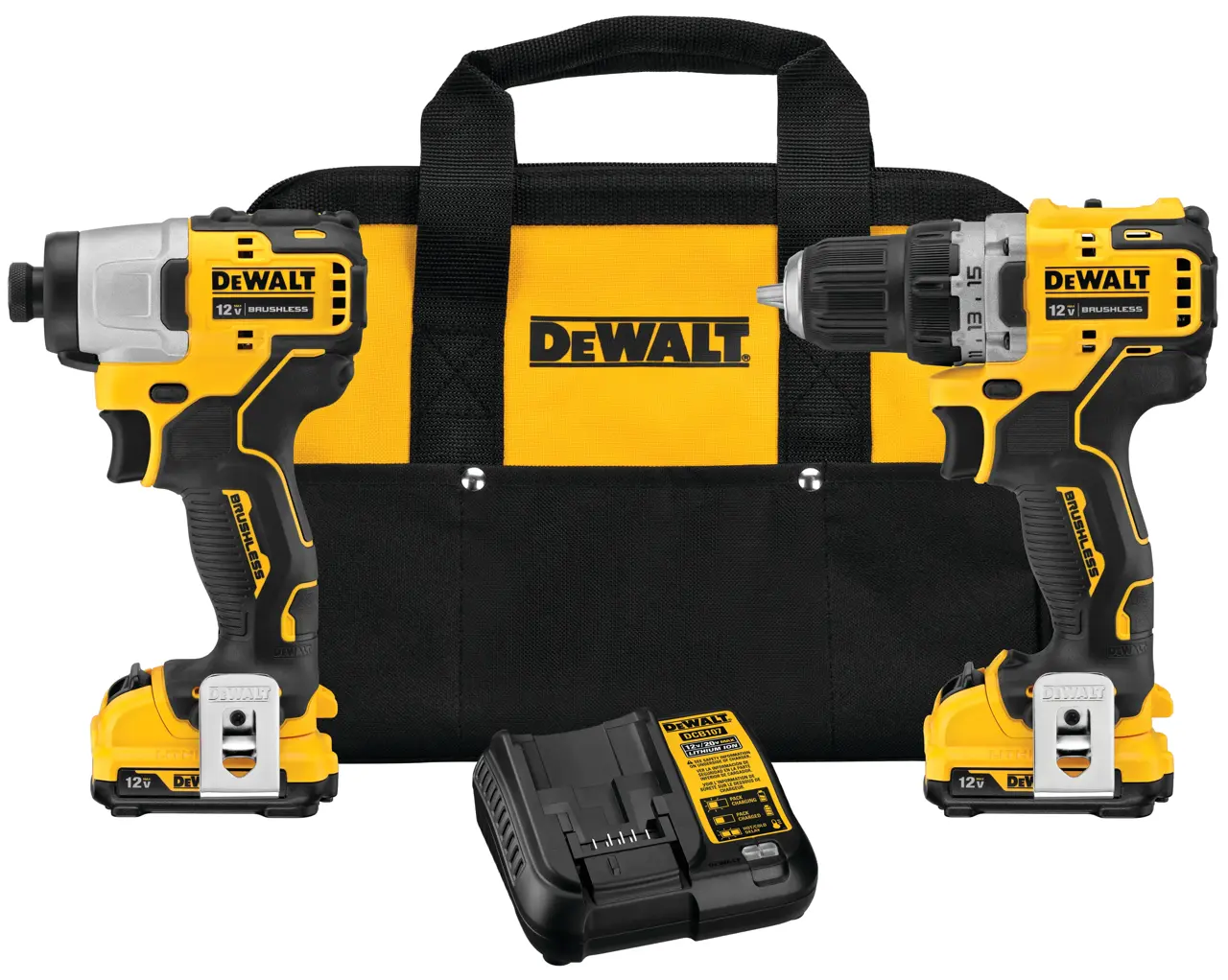 XTREME™ 12V MAX* brushless cordless drill and impact driver combo kit
