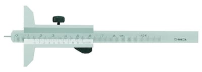 Diesella Depth Gauge with measuring pin - 0-80 mm, 0,05mm