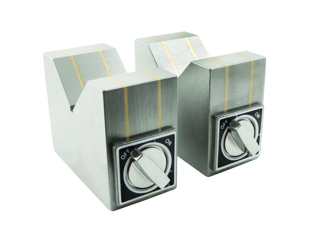 Diesella Magnet V-Block on/off set of 2 pcs - 100mm, 50mm, 80mm, 20kg