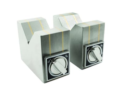 Diesella Magnet V-Block on/off set of 2 pcs - 100mm, 50mm, 80mm, 20kg